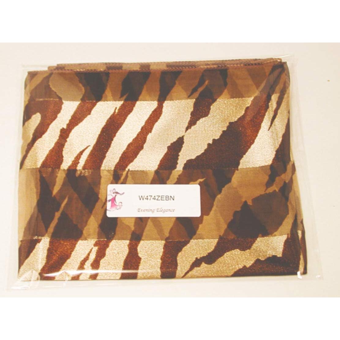 Bufanda de Cuello de Chifón de Satén Animal Evening Elegance