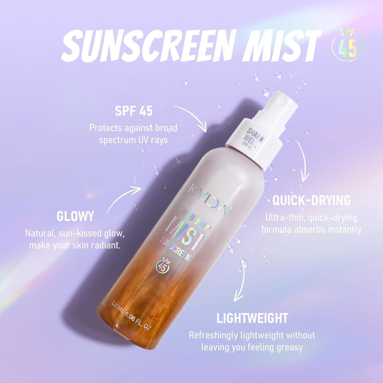 Bruma Solar Corporal FREEORR SPF 45 120 ml Hidratante Brillante