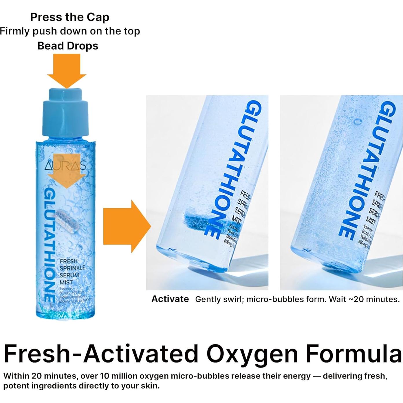 Spray Facial Auras Glutati&oacute;n 100 ml - Hidratante K-Beauty