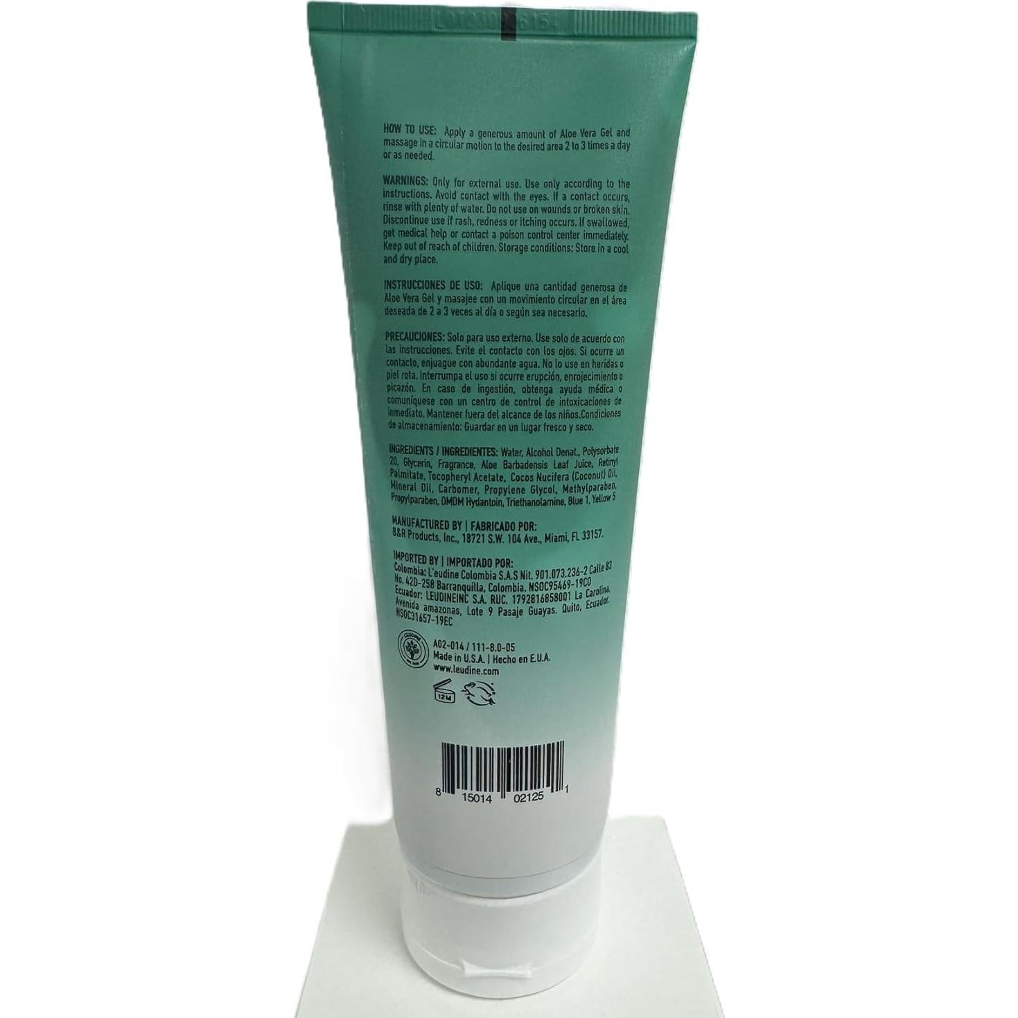 Gel de Aloe Vera L’EUDINE 236 ml - Hidratante y Calmante