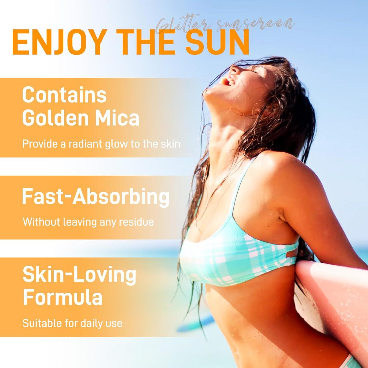 Aceite Brillante para el Cuerpo Electrum SPF 50 - Hidratante con Coco