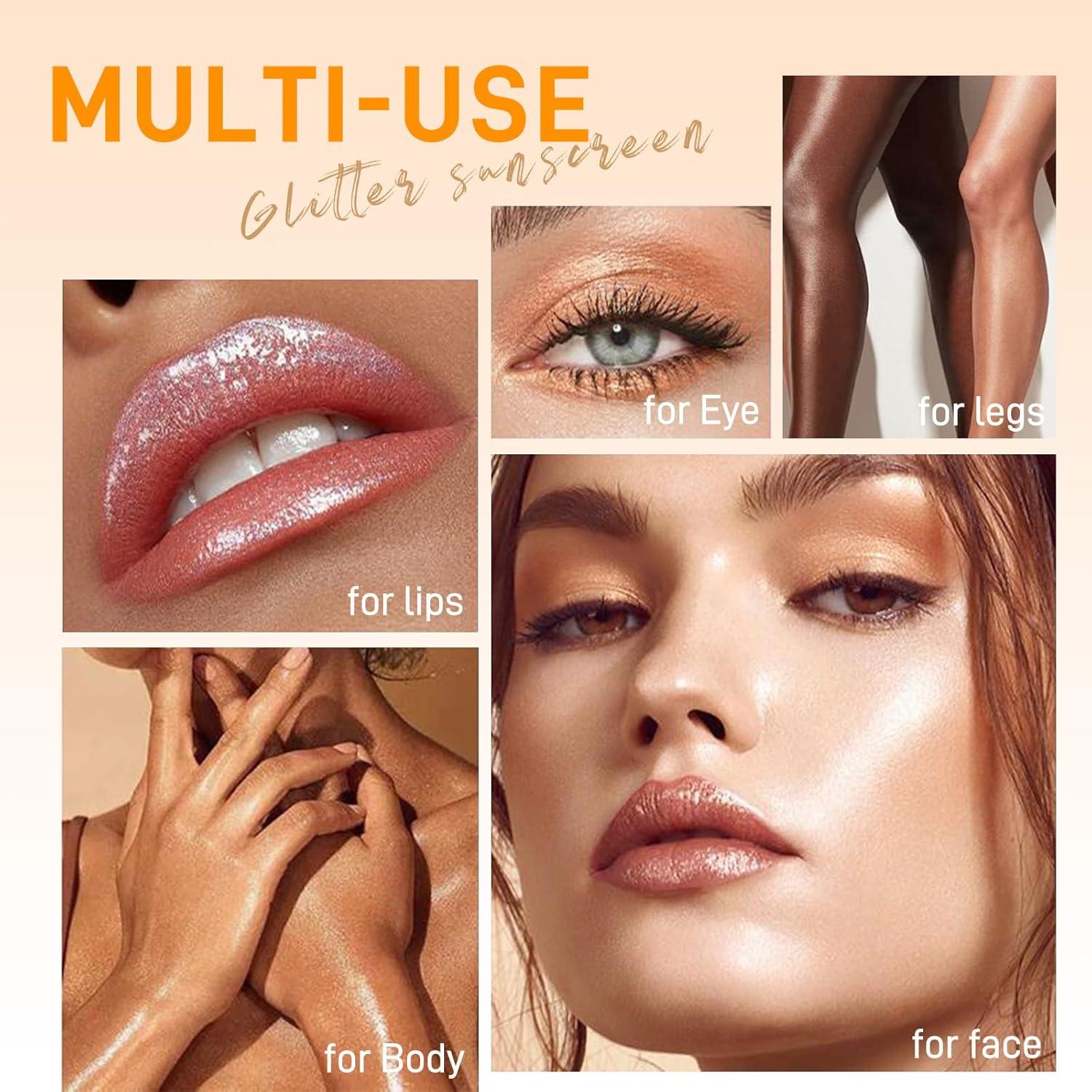 Aceite Brillante para el Cuerpo Electrum SPF 50 - Hidratante con Coco