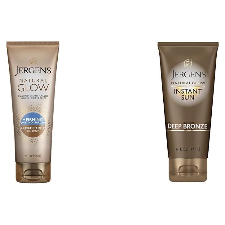 Jergens Glow Natural Hidratante Autobronceador 221ml + 177ml