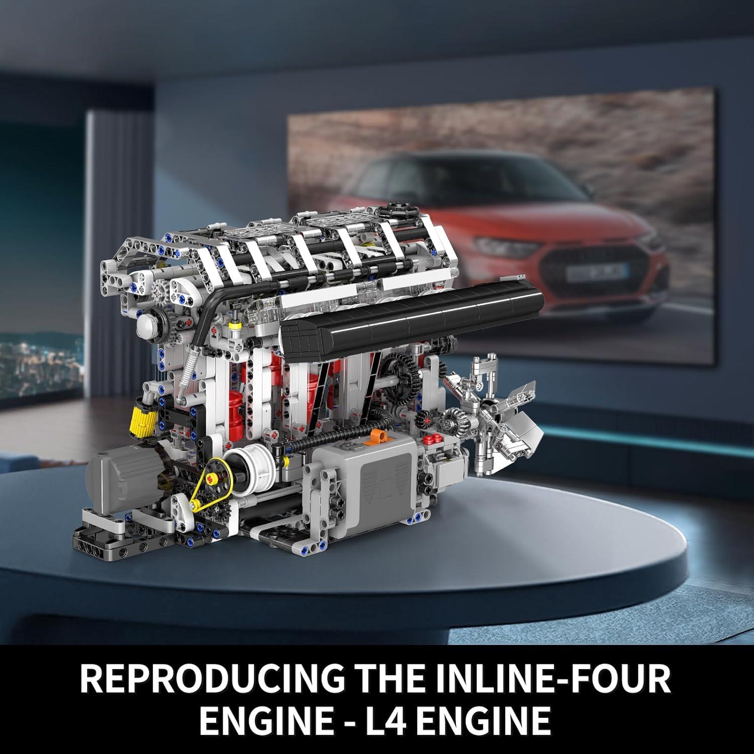 Mould King L4 Motor Inline-Cuatro 1787 Piezas Juguete