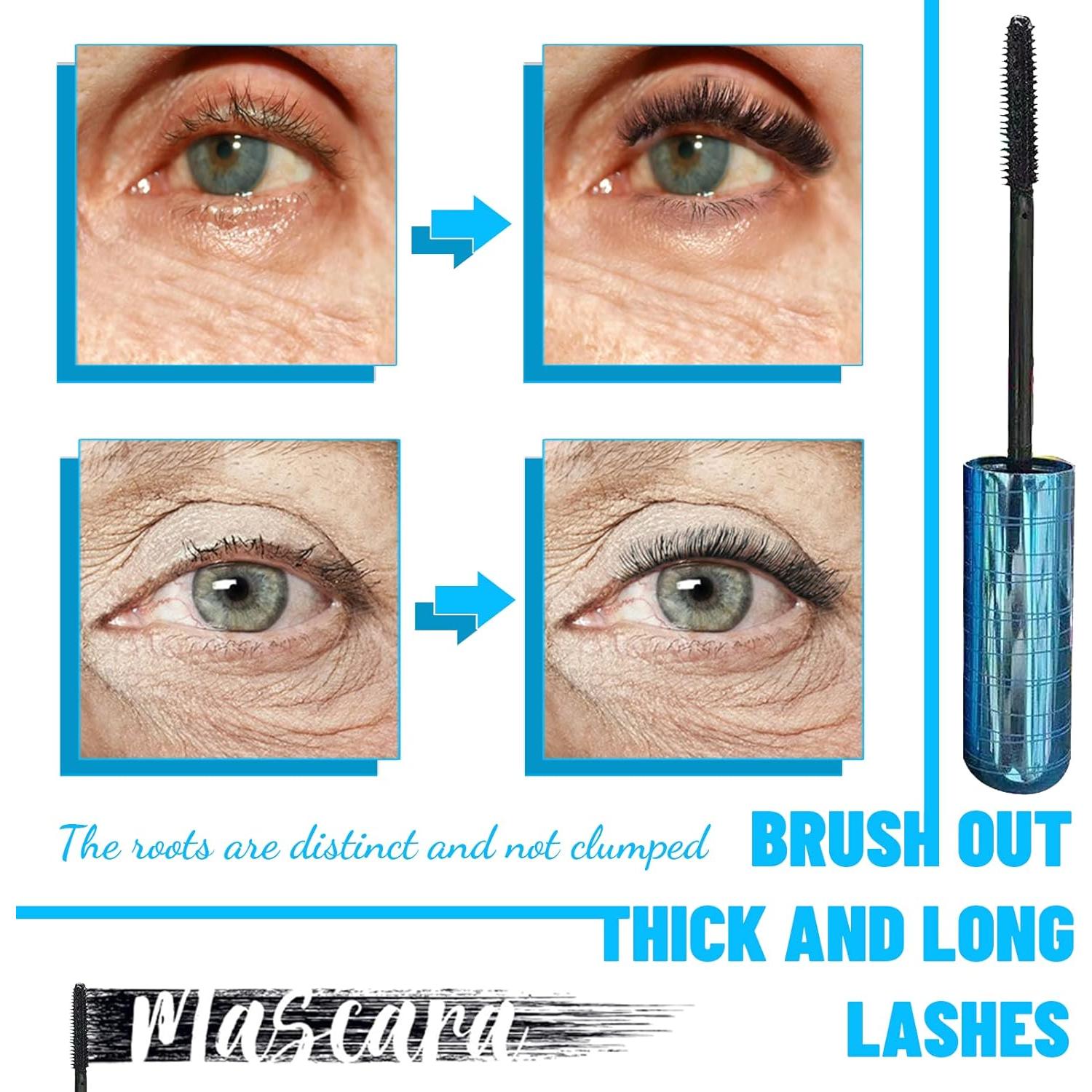 Máscara de Pestañas Hipoalergénica Negra para Mujeres 60+