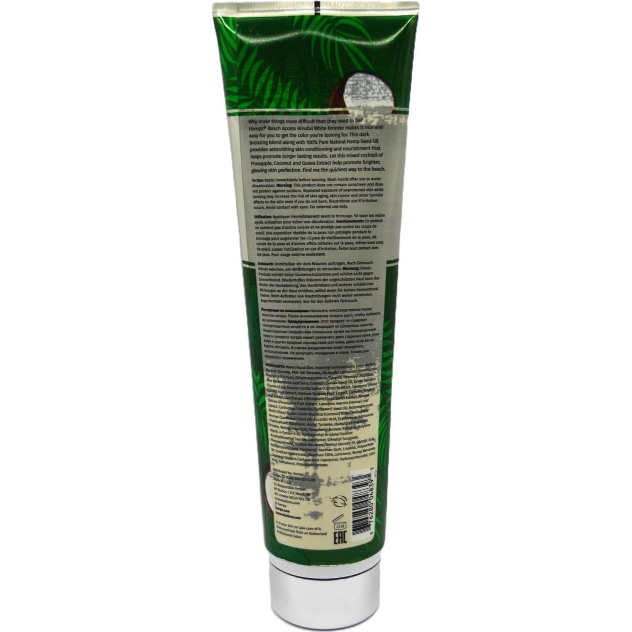 Loción Autobronceadora Hidratante Hempz 280ml Piña y Coco