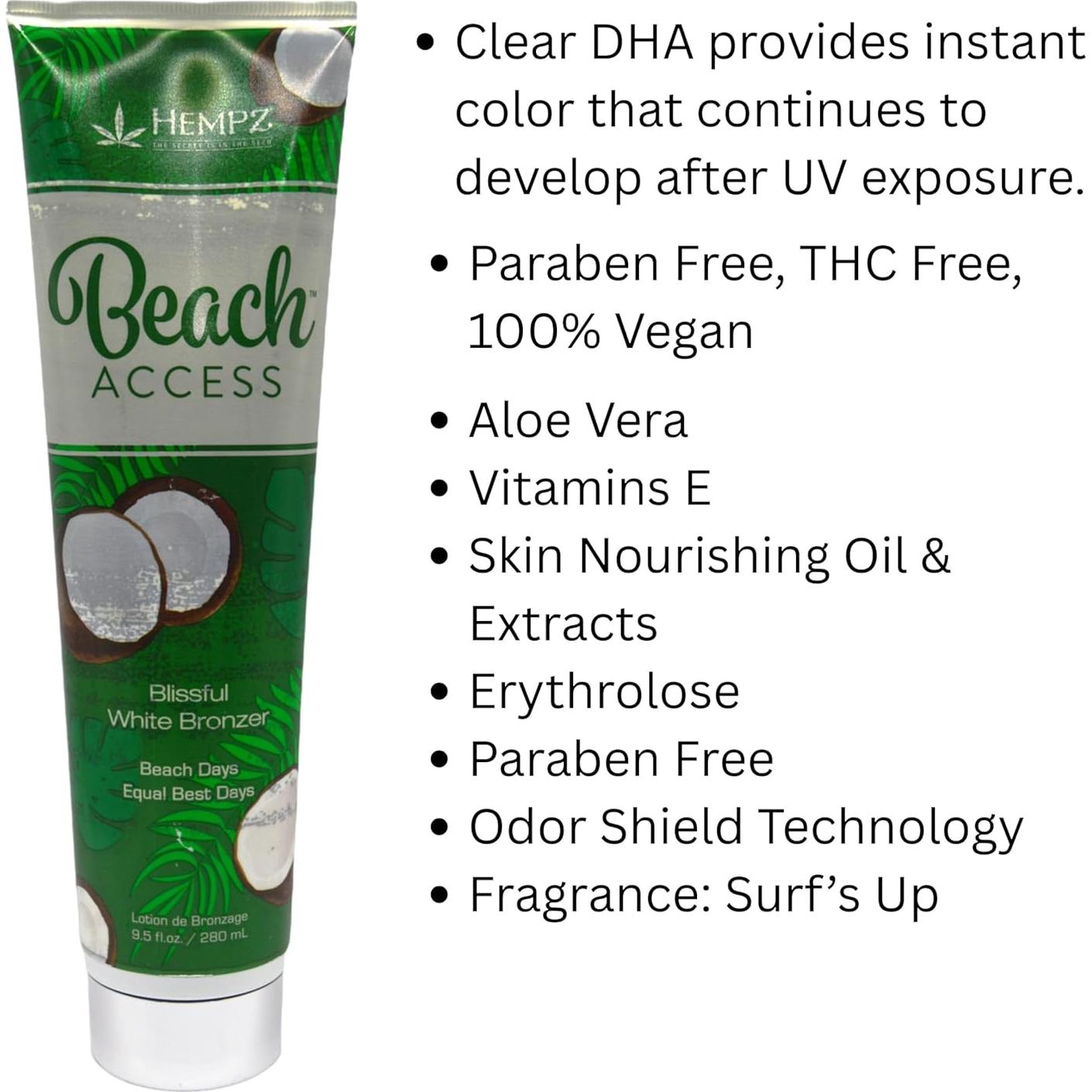 Loción Autobronceadora Hidratante Hempz 280ml Piña y Coco