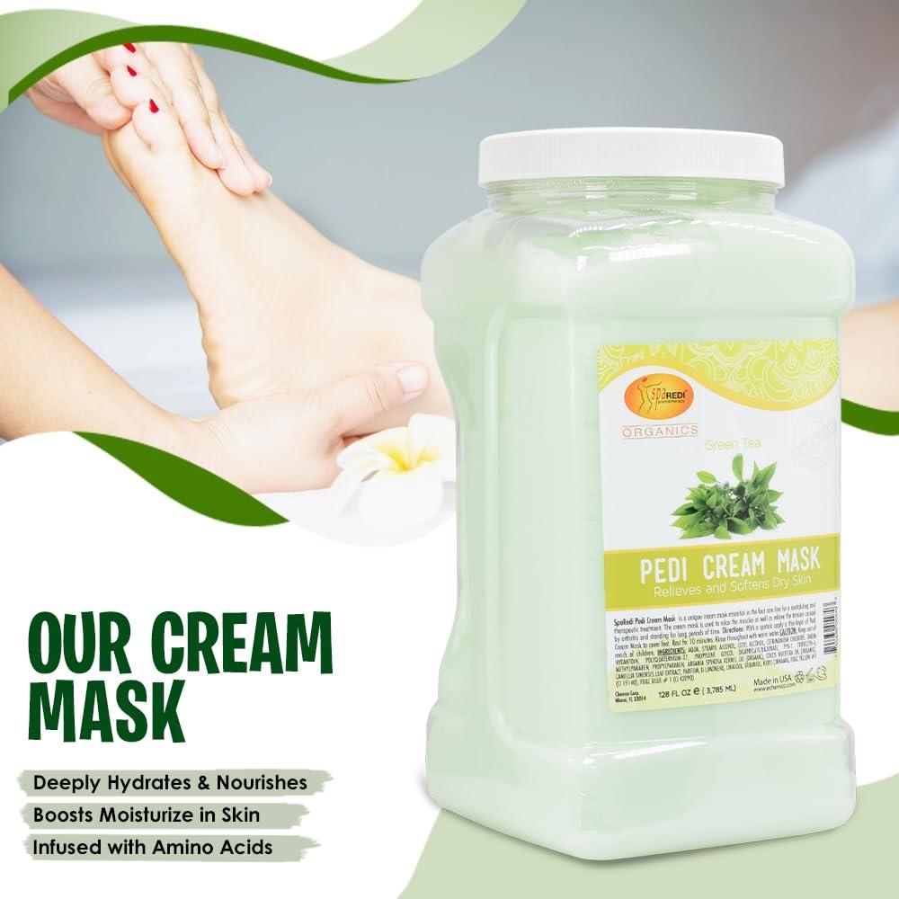 Crema y Mascarilla SPA REDI para Cuerpo y Pies - Té Verde 3.63L