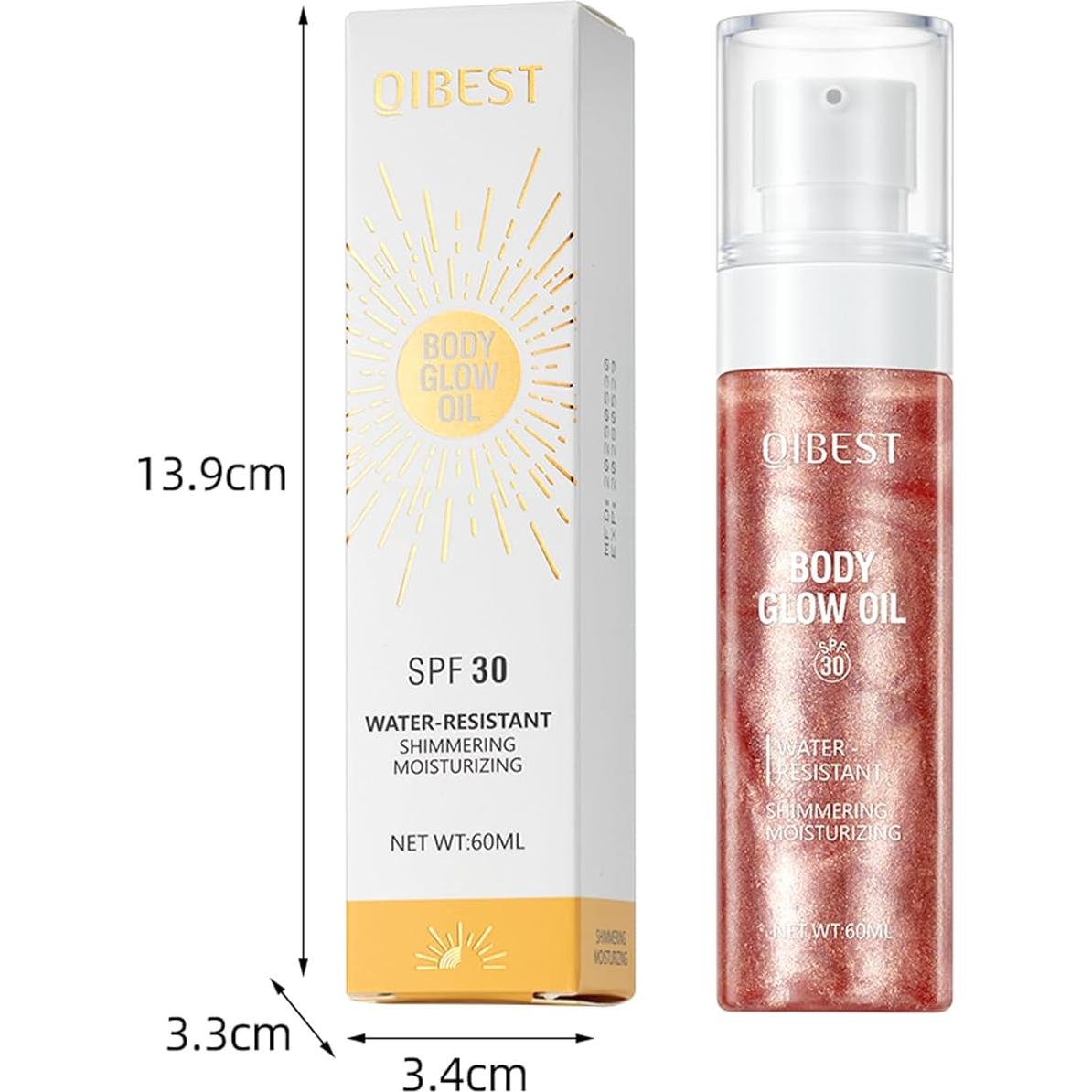 Aceite Brillante Corporal SPF 35 Petansy 60 ml Hidratante Coco