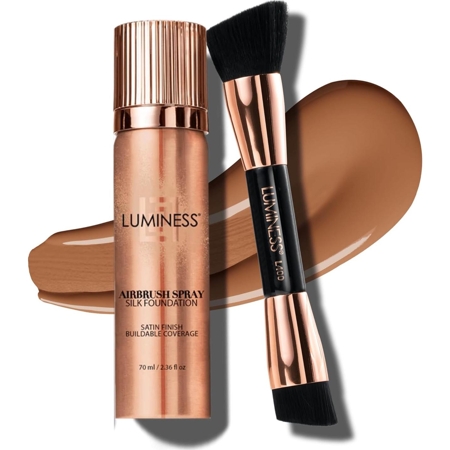 Kit de Maquillaje Luminess Todo en Uno - Base Airbrush y Paleta