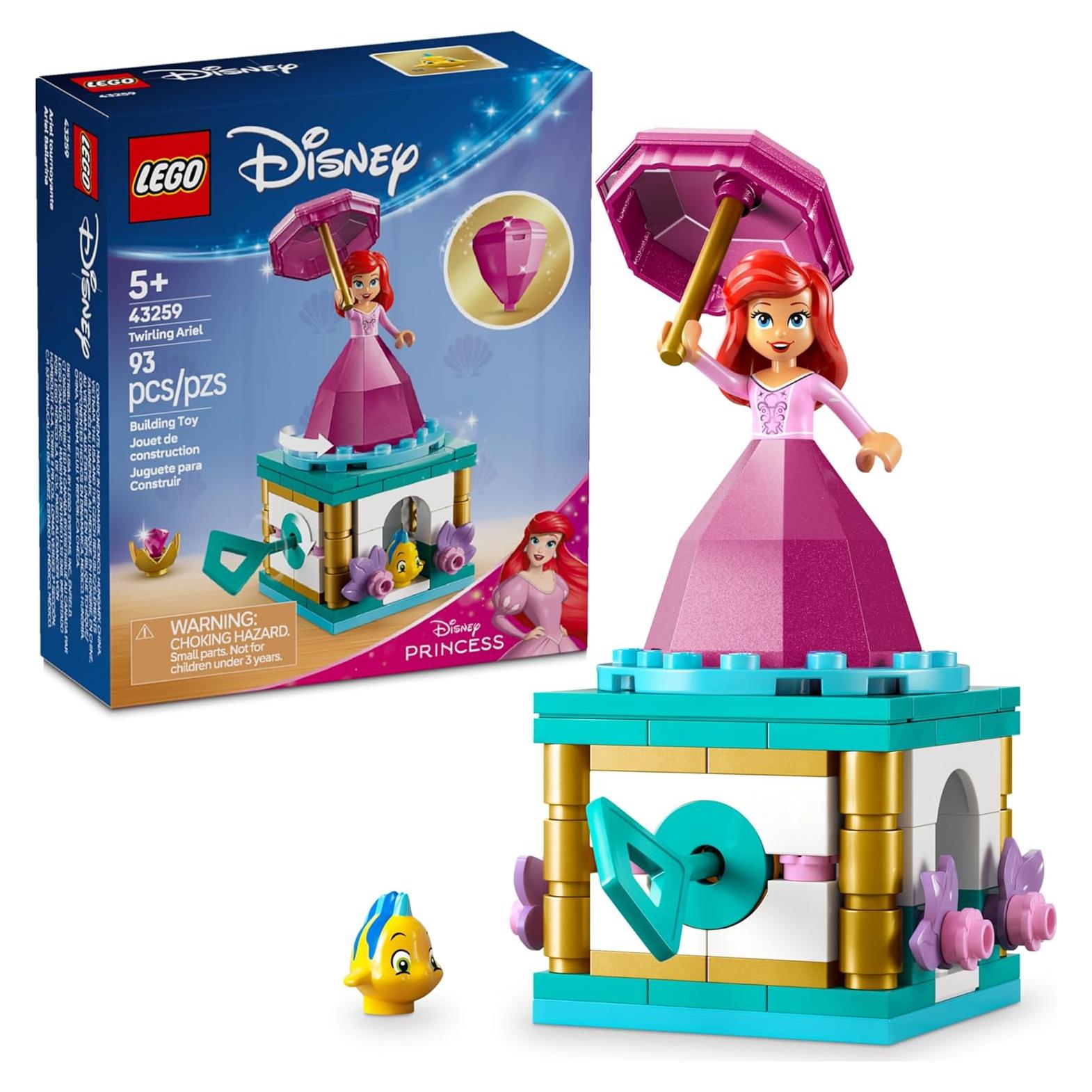 LEGO Princesa Disney Ariel Giratoria 43259 - Juguete 5+