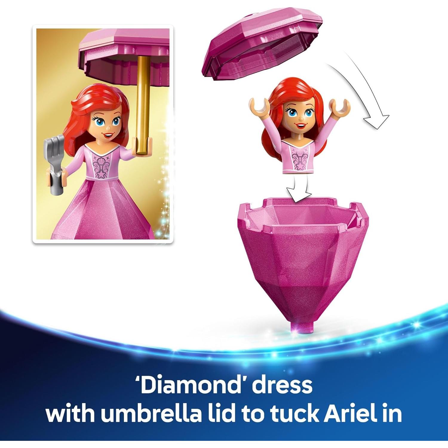 LEGO Princesa Disney Ariel Giratoria 43259 - Juguete 5+