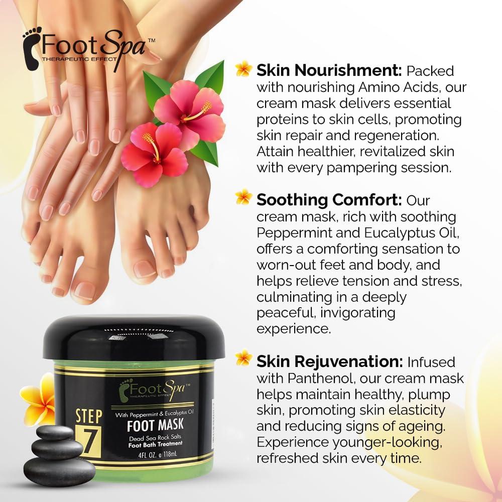 Mascarilla Crema para Pies Chemco 113.4 g con Menta y Eucalipto