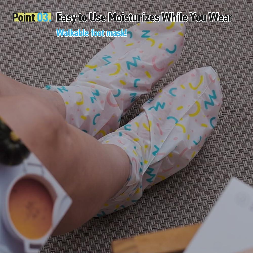 Mascarilla Hidratante para Pies FRMADCOS - 5 Pares Aceite de Coco