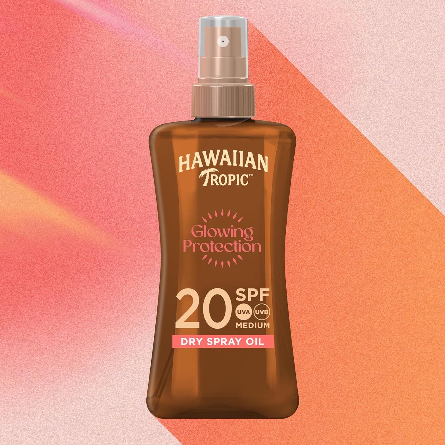 Aceite Seco Protector Hawaiian Tropic SPF20 con Coco 191g