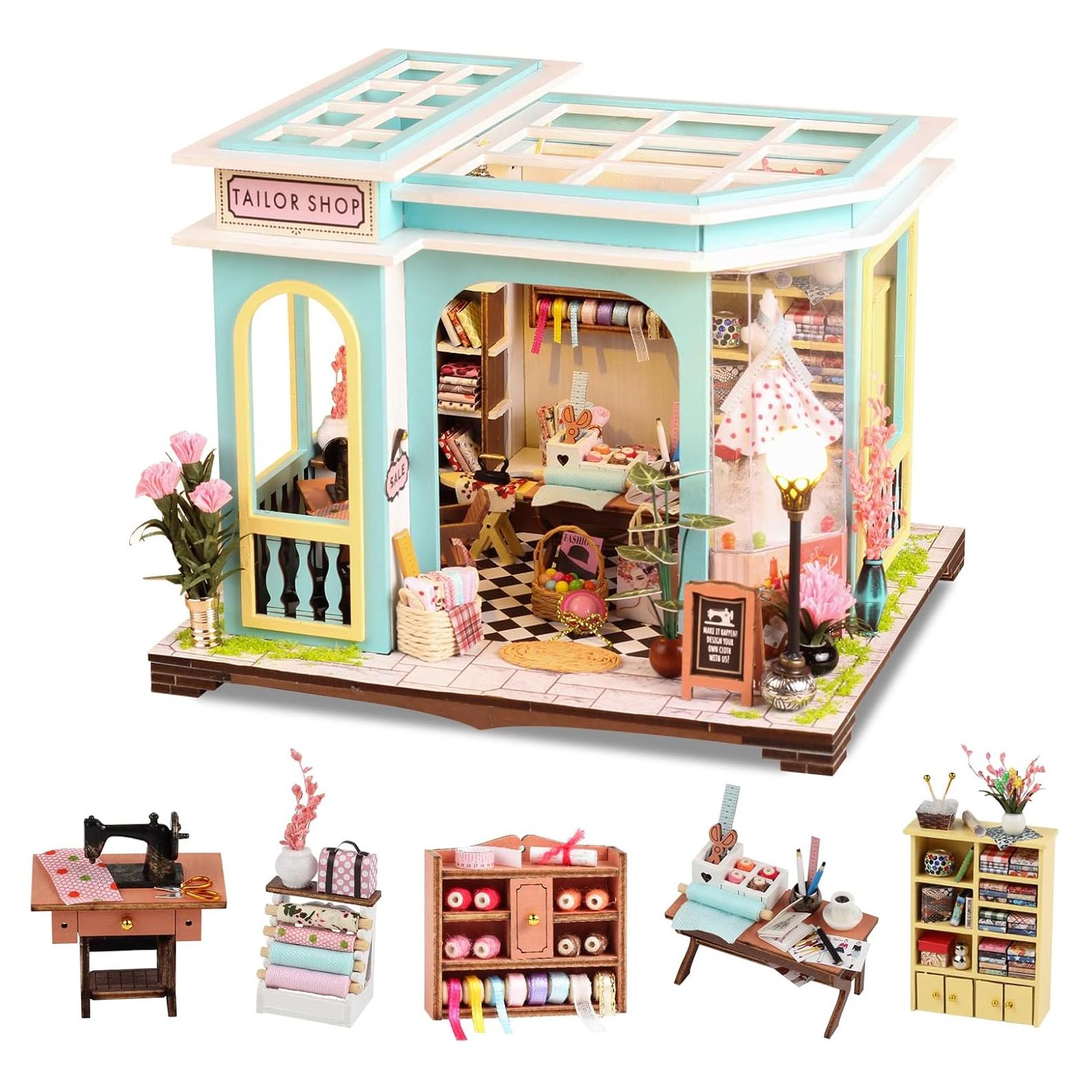Kit Casa Miniatura DIY Taller de Sastre Lovelyhome