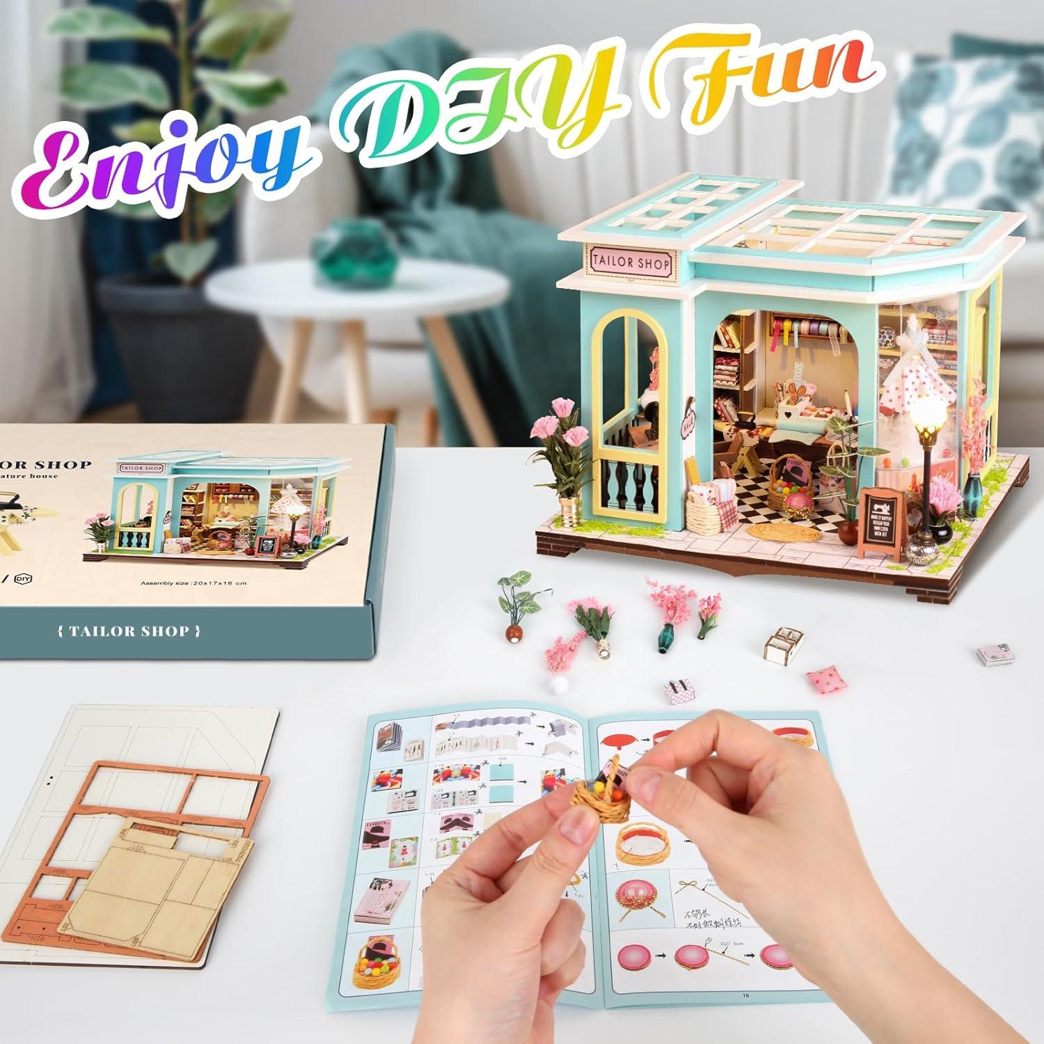 Kit Casa Miniatura DIY Taller de Sastre Lovelyhome