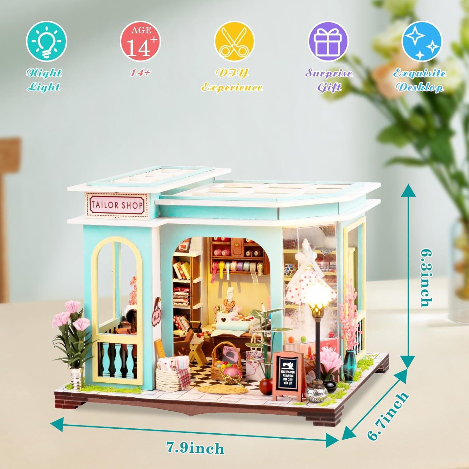 Kit Casa Miniatura DIY Taller de Sastre Lovelyhome