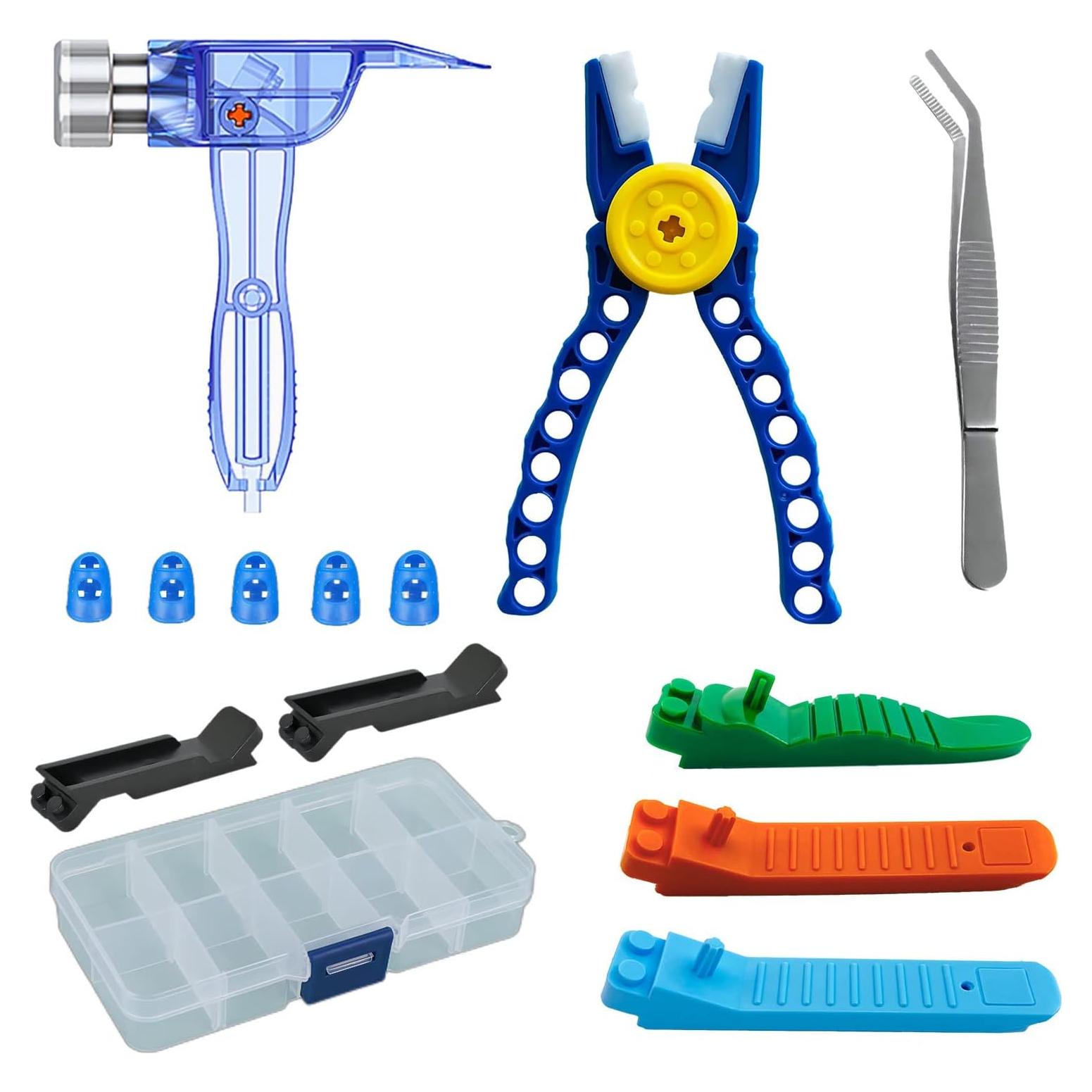 Kit de Herramientas para Bloques SIOYTOER - Martillo y Pinzas