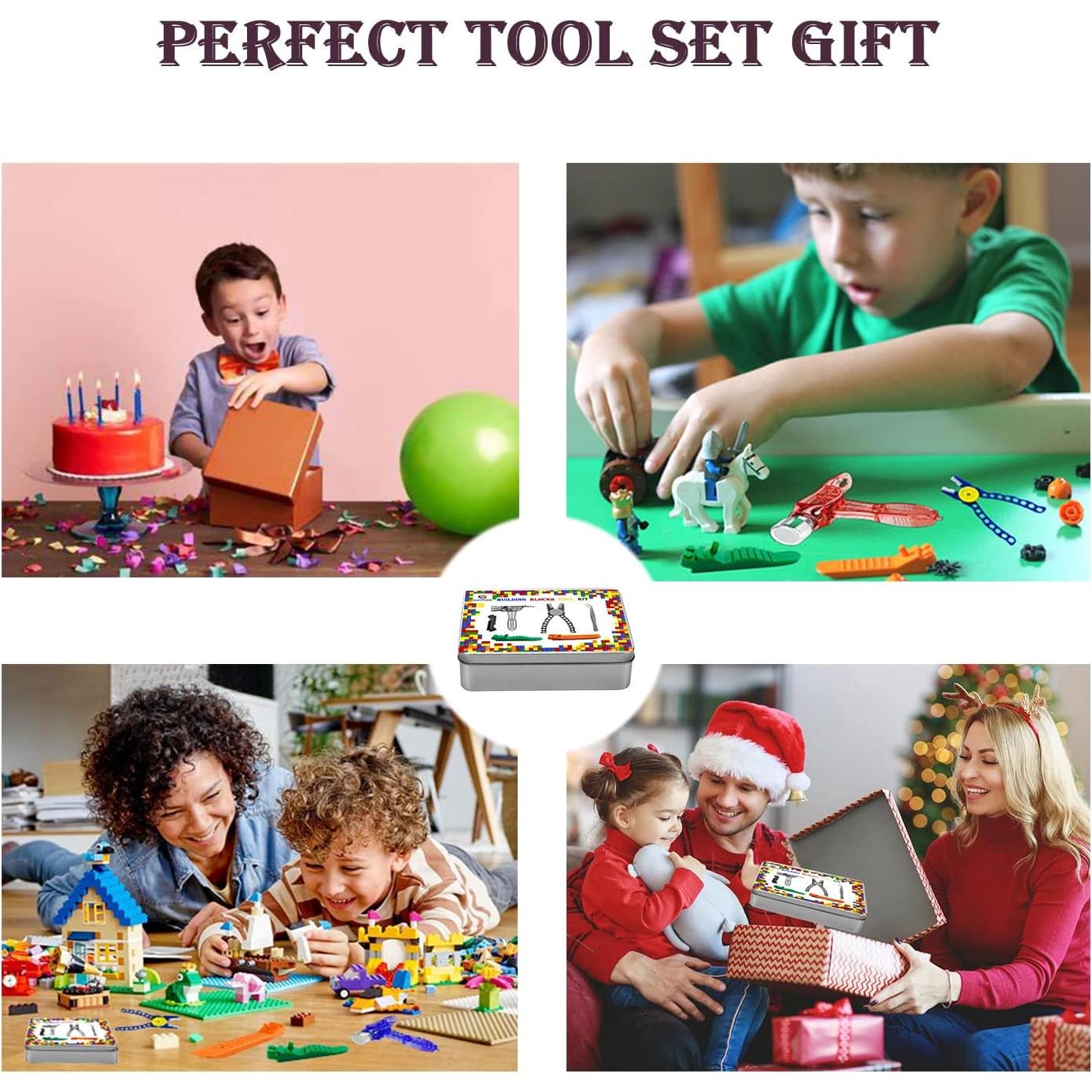 Kit de Herramientas para Bloques SIOYTOER - Martillo y Pinzas