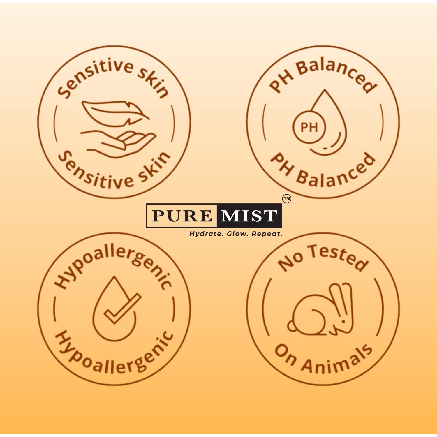 Limpiador Facial Ubtan Puremist con Cúrcuma y Azafrán 200ml