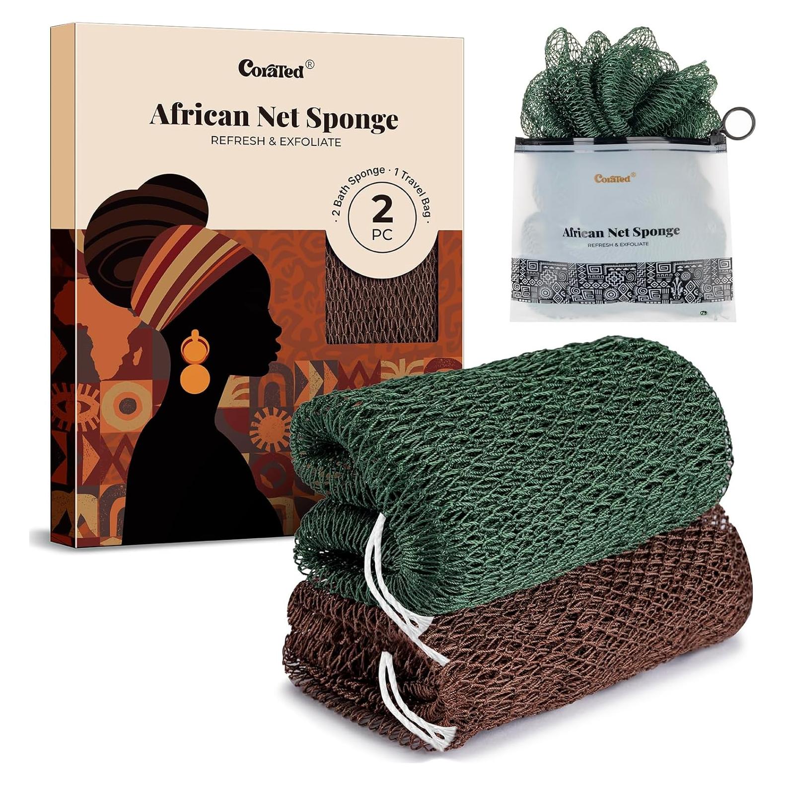 Esponja Exfoliante CORATED de Red Africana 114 cm - Baño