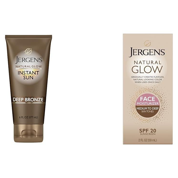Jergens Glow Hidratante Bronceador Sin Sol SPF 20 170g