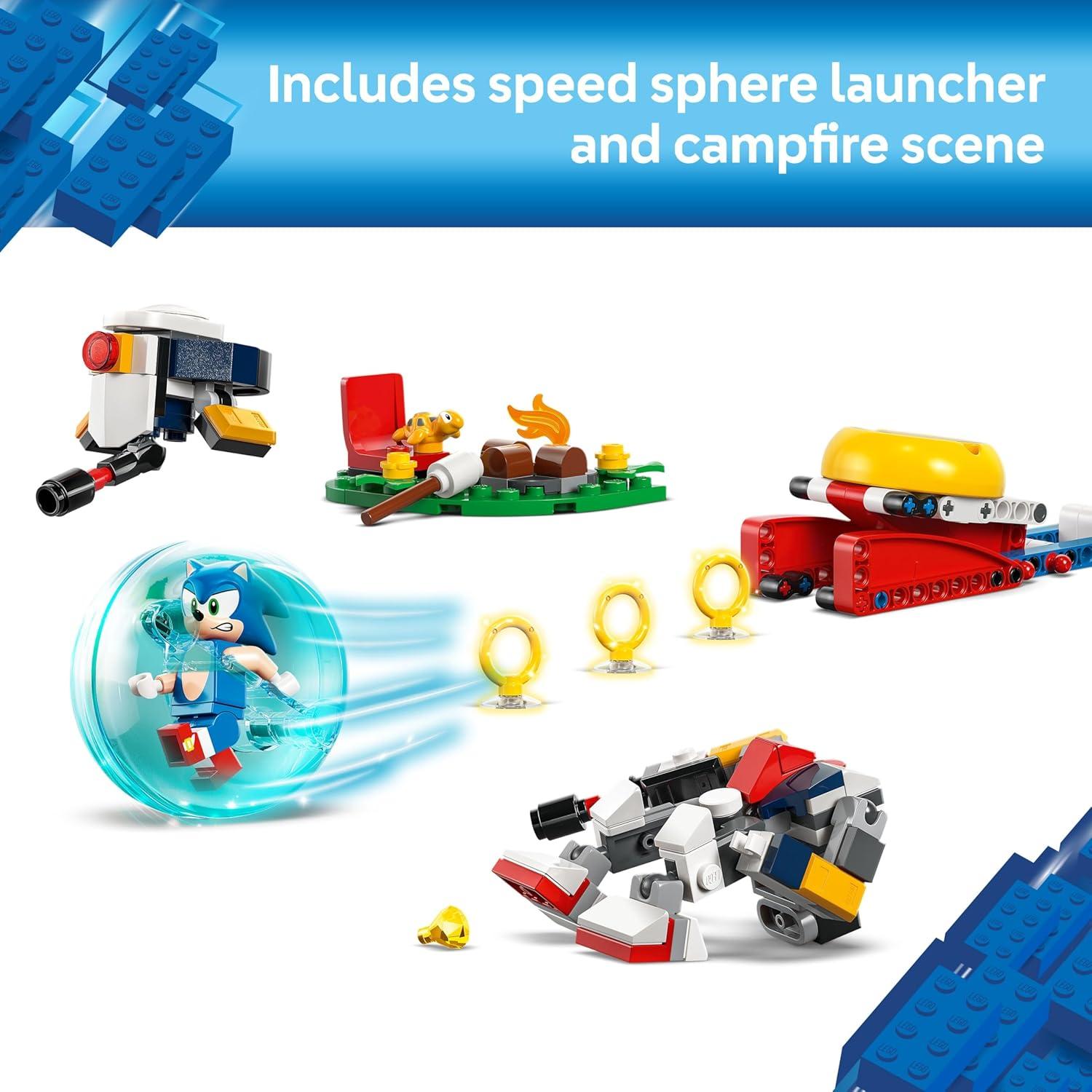 LEGO Sonic The Hedgehog Campamento 77001 - Juguete 7+