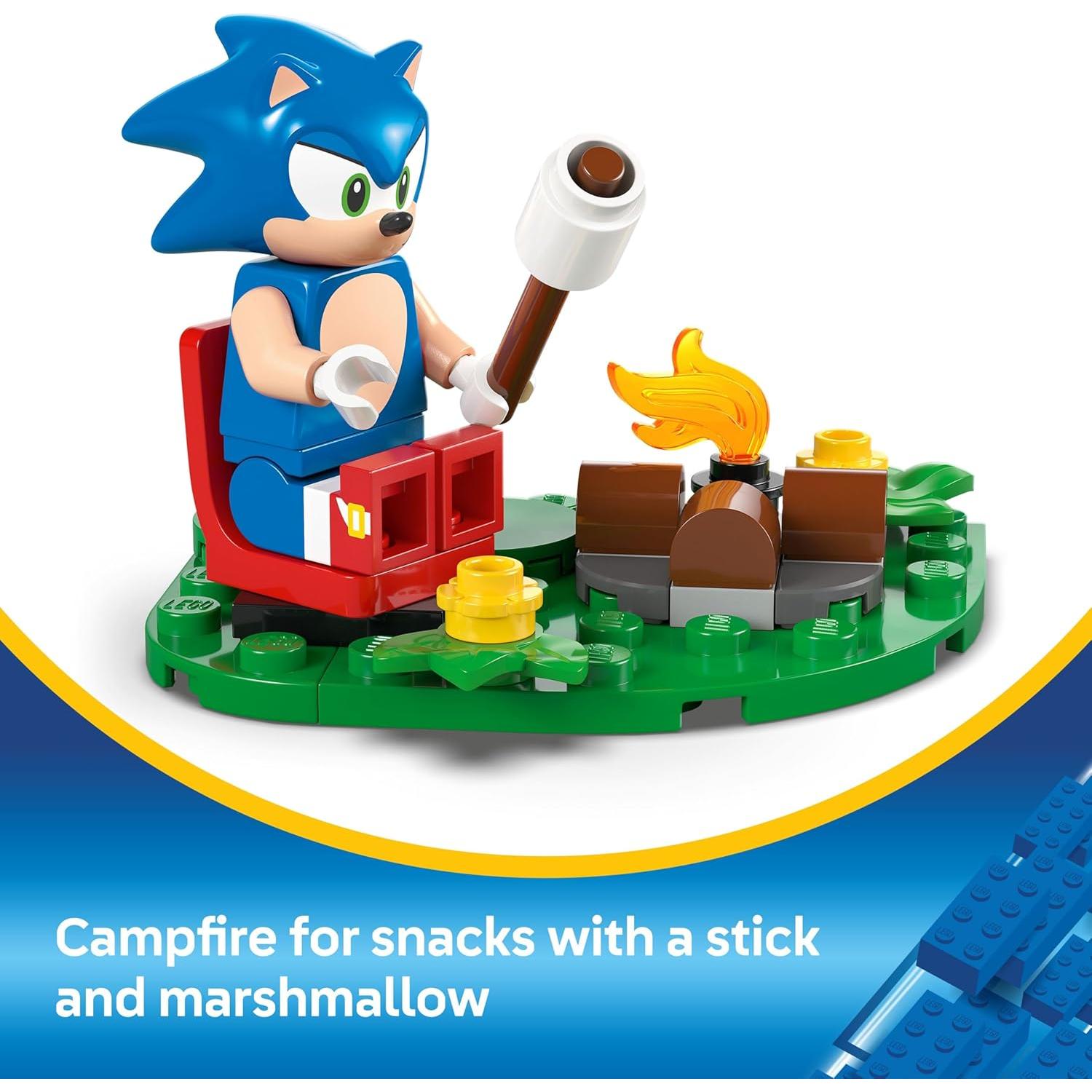 LEGO Sonic The Hedgehog Campamento 77001 - Juguete 7+