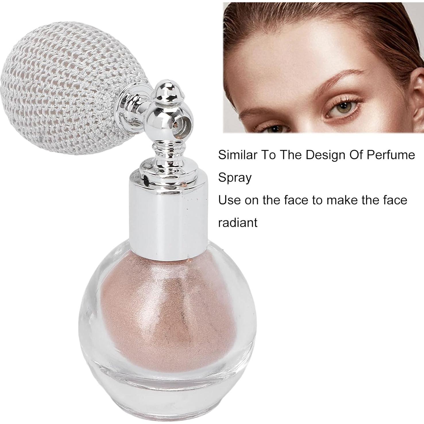 Spray de Polvo Iluminador Tiiyee 3g - Glitter Facial y Corporal