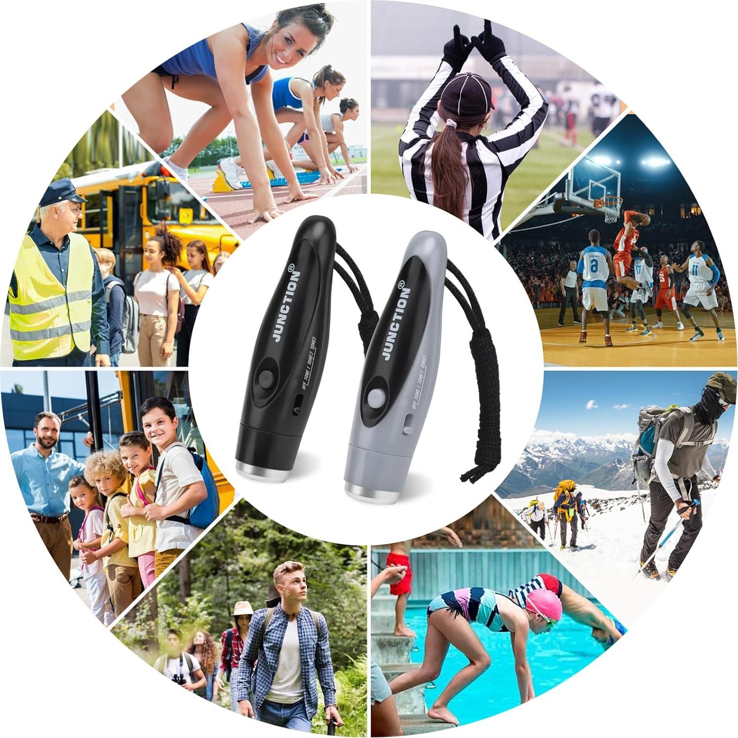 Silbatos Electrónicos Xflyee 2 Paquete 3 Tonos 120dB