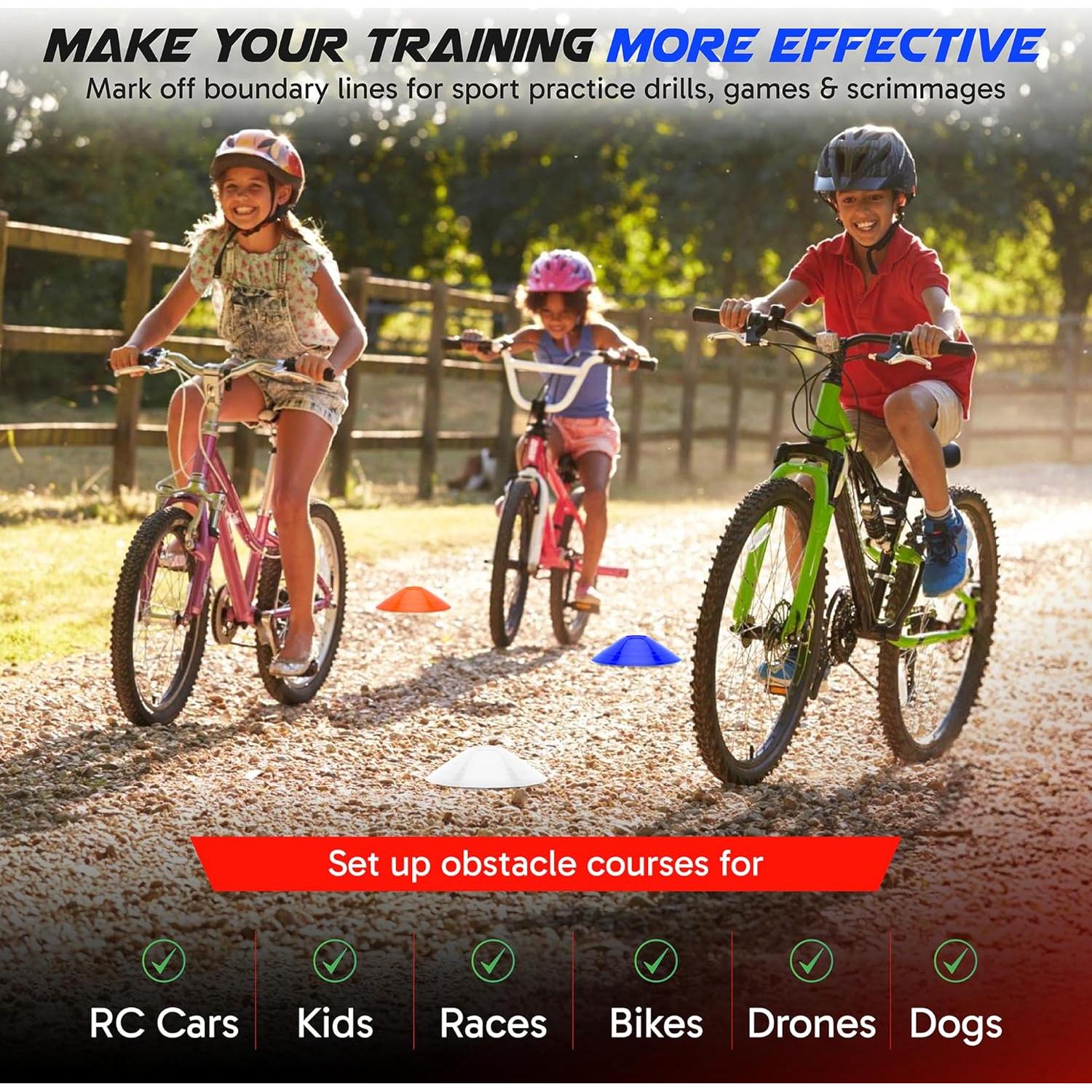 Conos de Agilidad Profect Sports - 50 Conos Mini con Bolsa