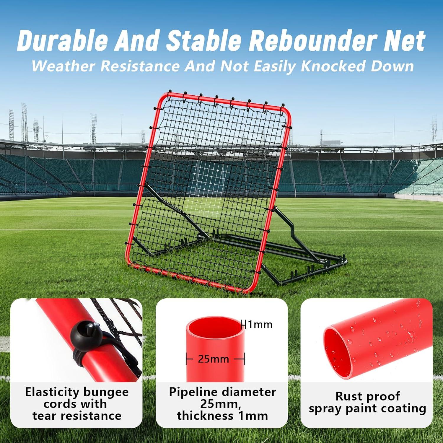 Rebotador de Fútbol/Béisbol POWSAWER 1.22x1.37m Ajustable