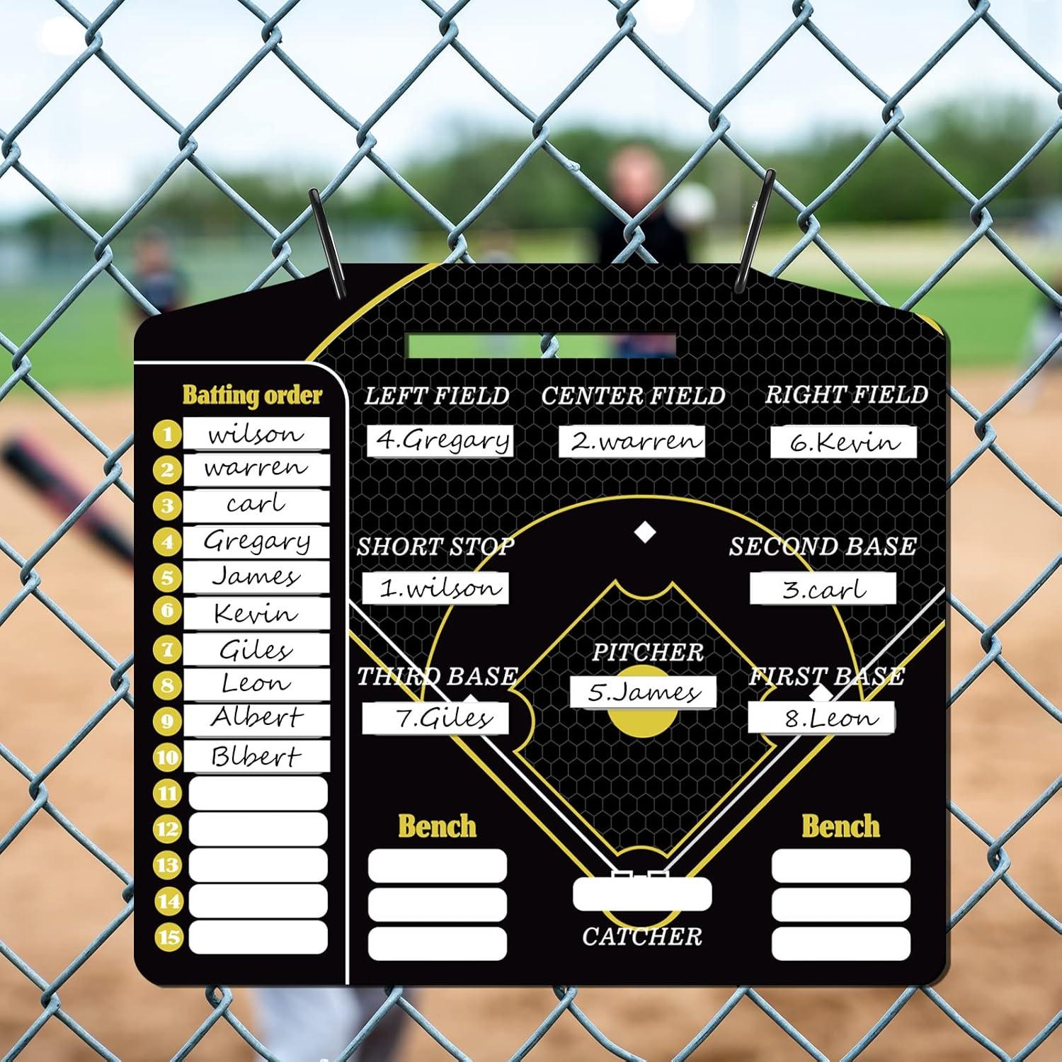 Tablero Magnético de Alineación de Béisbol Geyee 34 Pcs