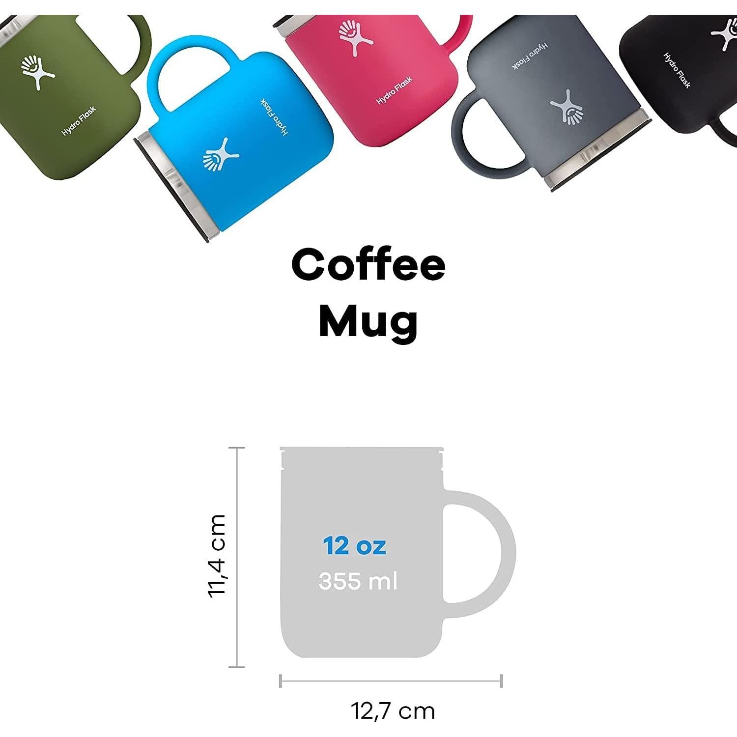 Taza de Acero Inoxidable Hydro Flask 350 ml con Tapa Aislada