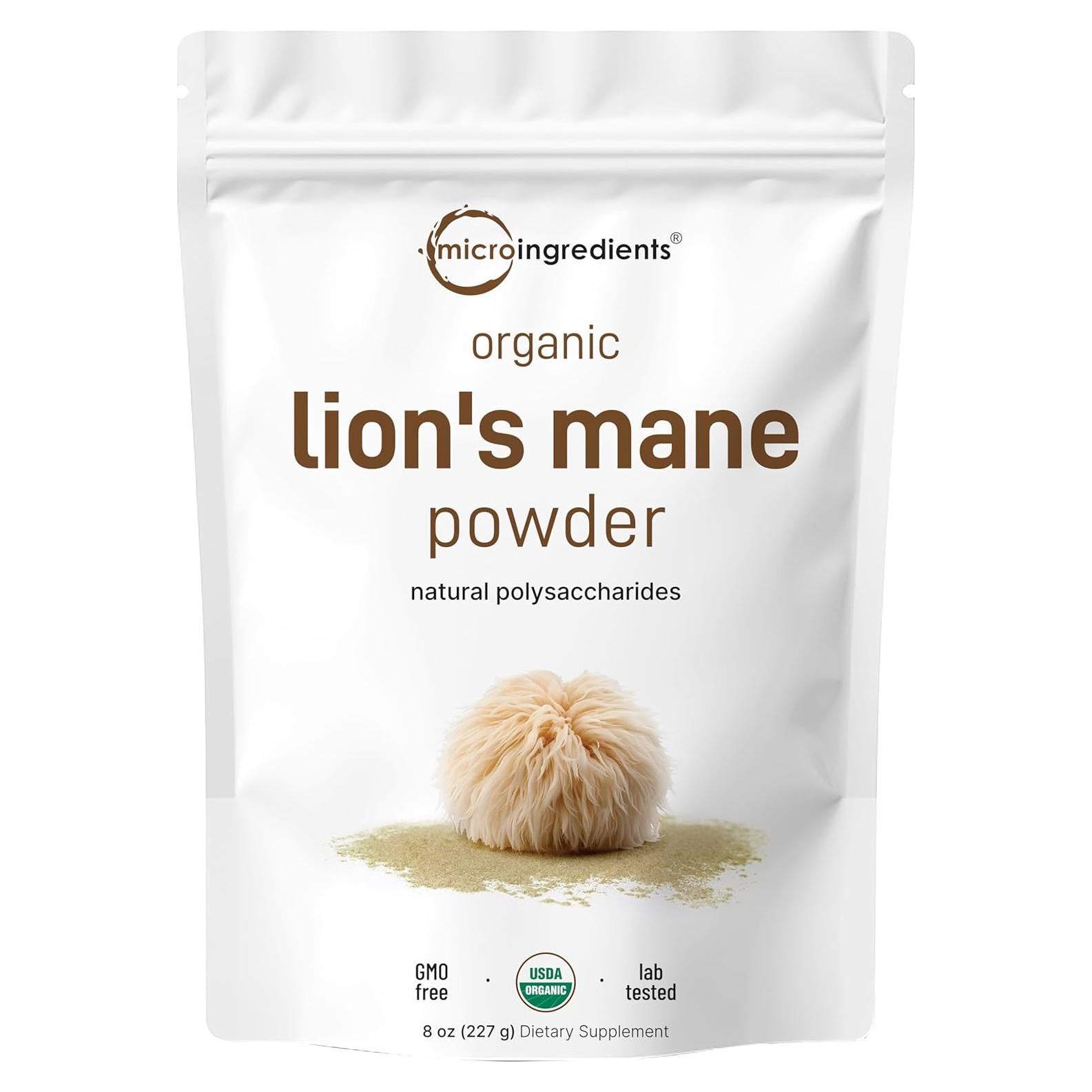 Polvo de Hongo Melena de León Orgánico Micro Ingredients 227g