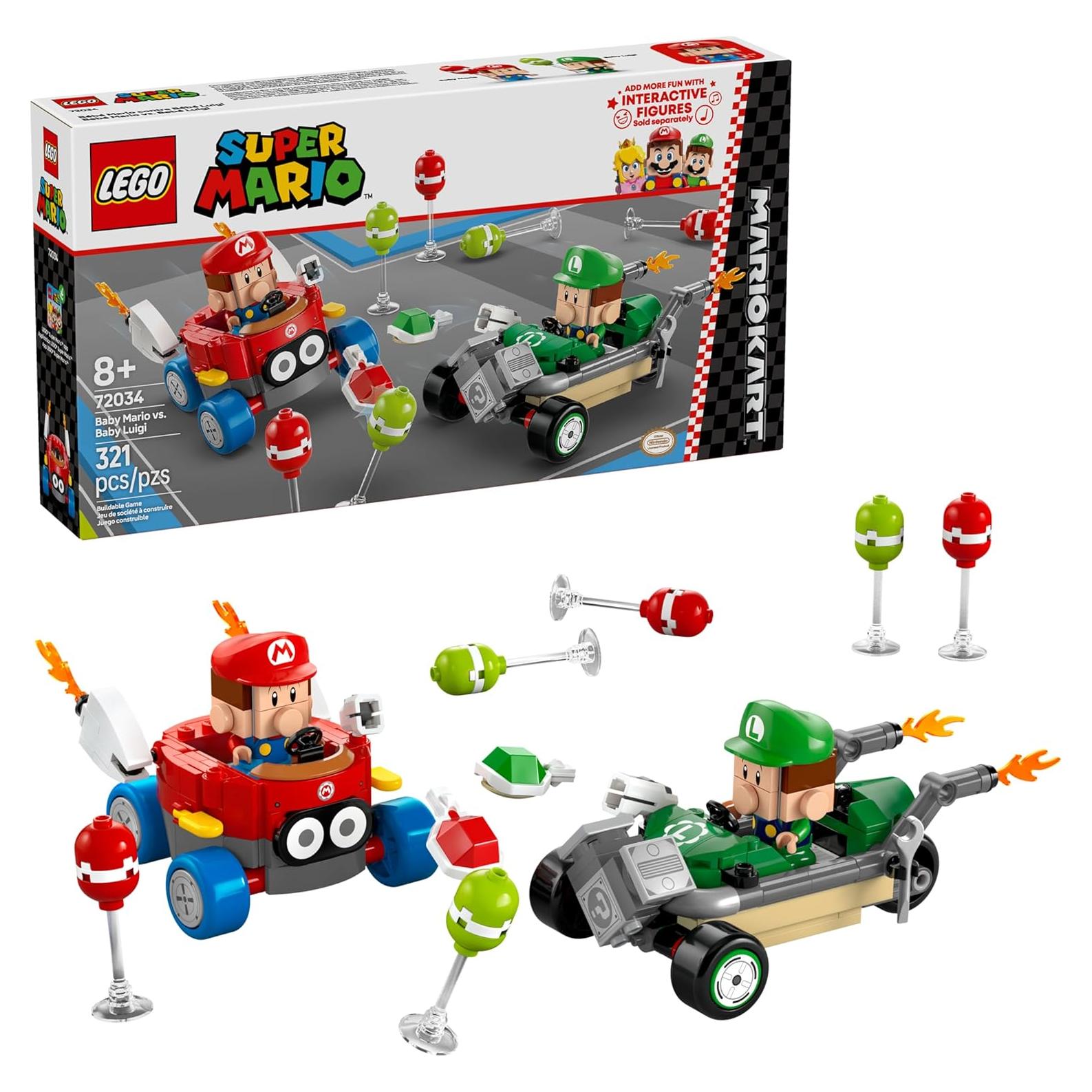 LEGO Super Mario Kart Baby Mario vs Baby Luigi - Set 72034
