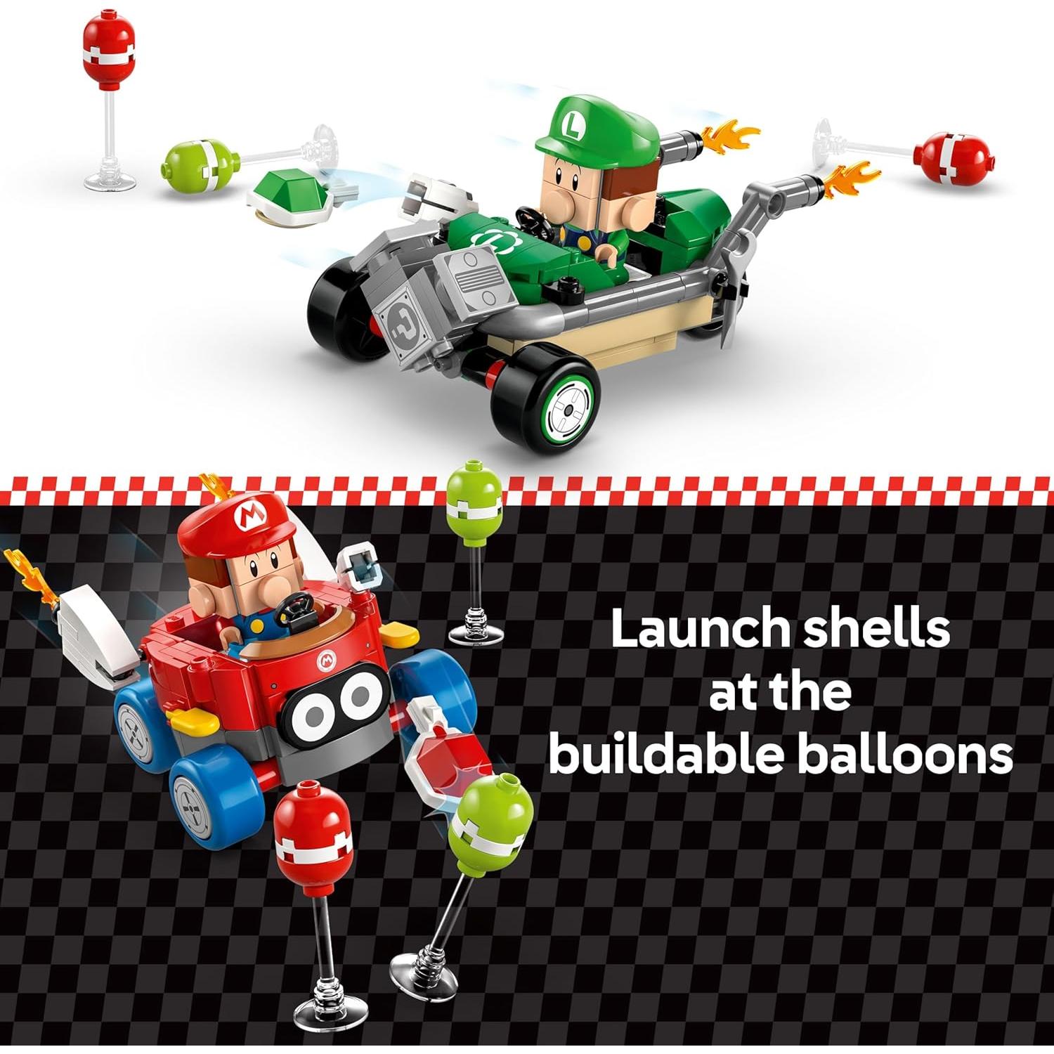 LEGO Super Mario Kart Baby Mario vs Baby Luigi - Set 72034