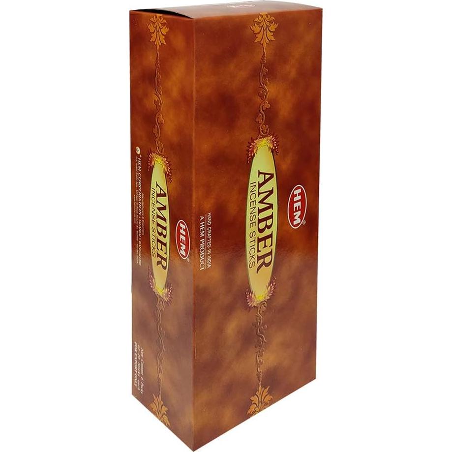 Conos de Incienso Ámbar Hem con Soporte Trumiri - 120 Unidades