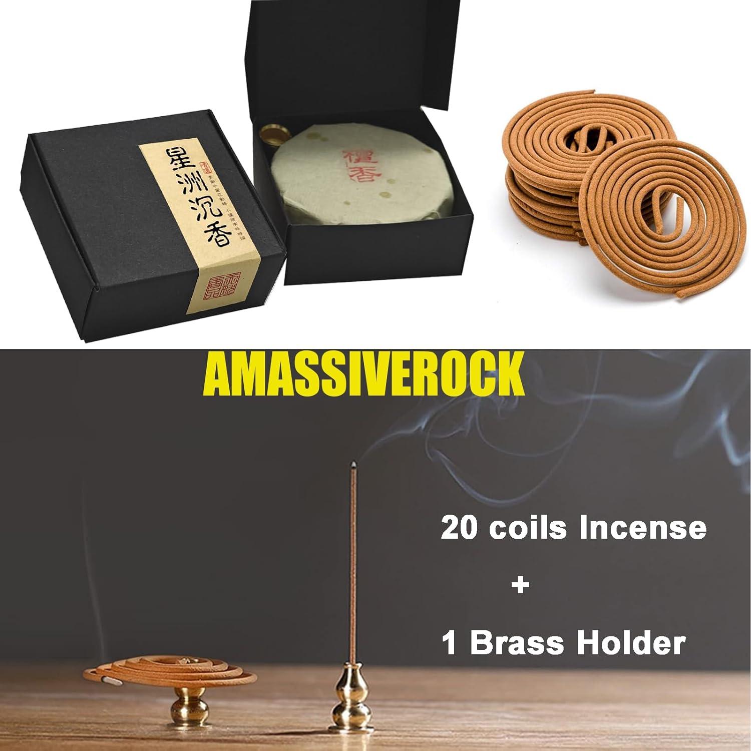 Incienso Premium AMASSIVEROCK Aguijón de Madera 20 PCS