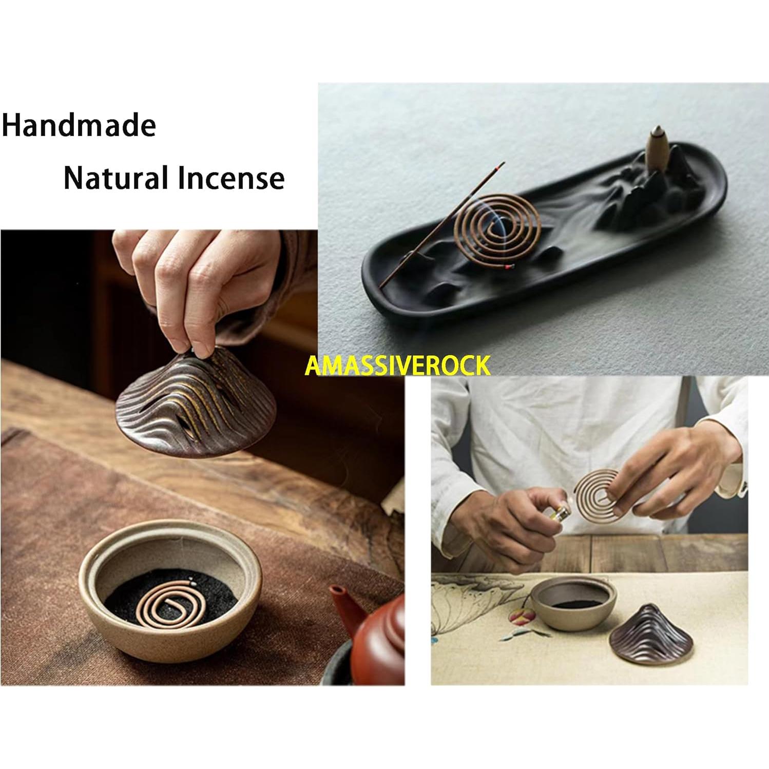 Incienso Premium AMASSIVEROCK Aguijón de Madera 20 PCS