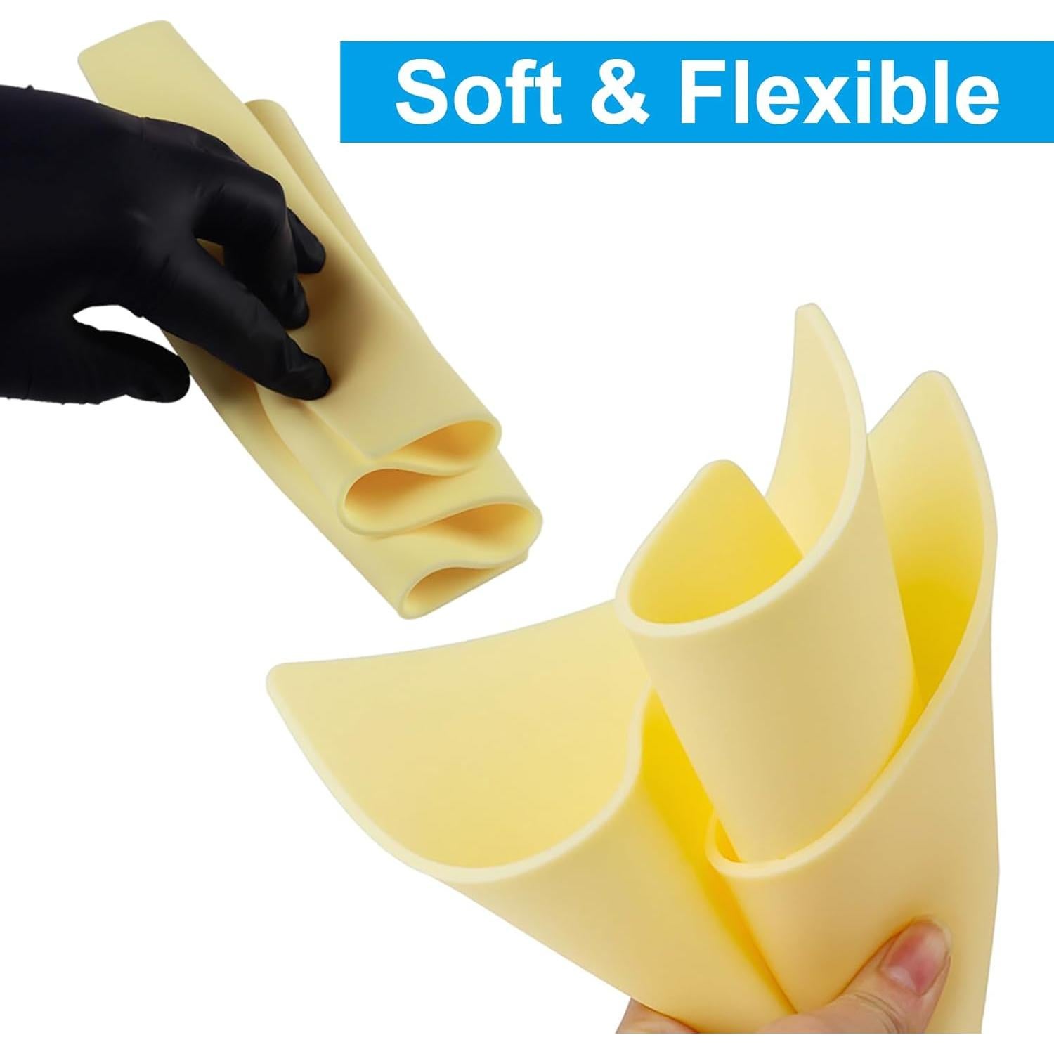 Piel de Tatuaje Emalla 3mm 5Pcs Grande Silicona Doble Cara