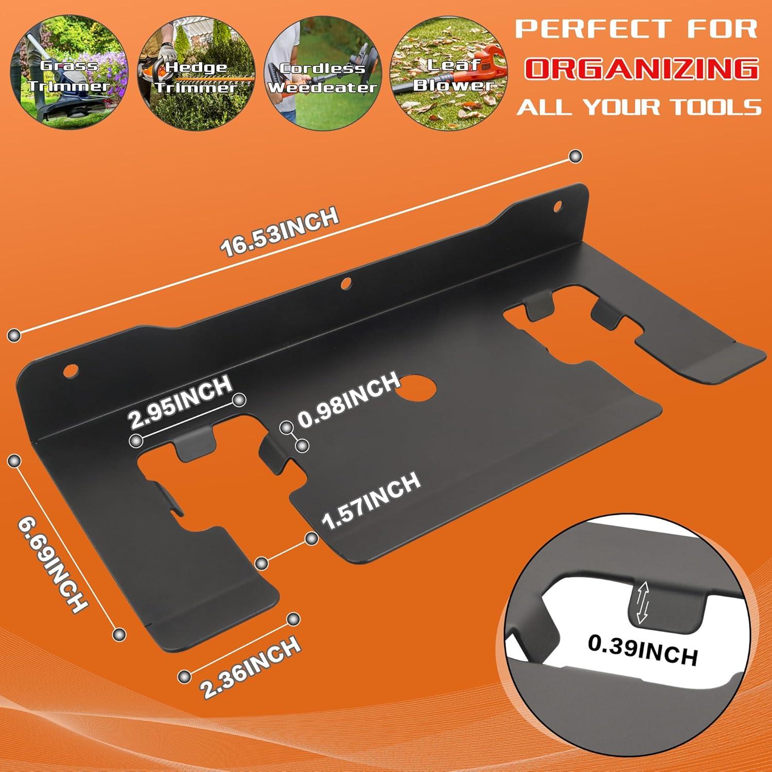 Soporte de Pared ULIBERMAGNET para Desmalezadora 2 Ranuras