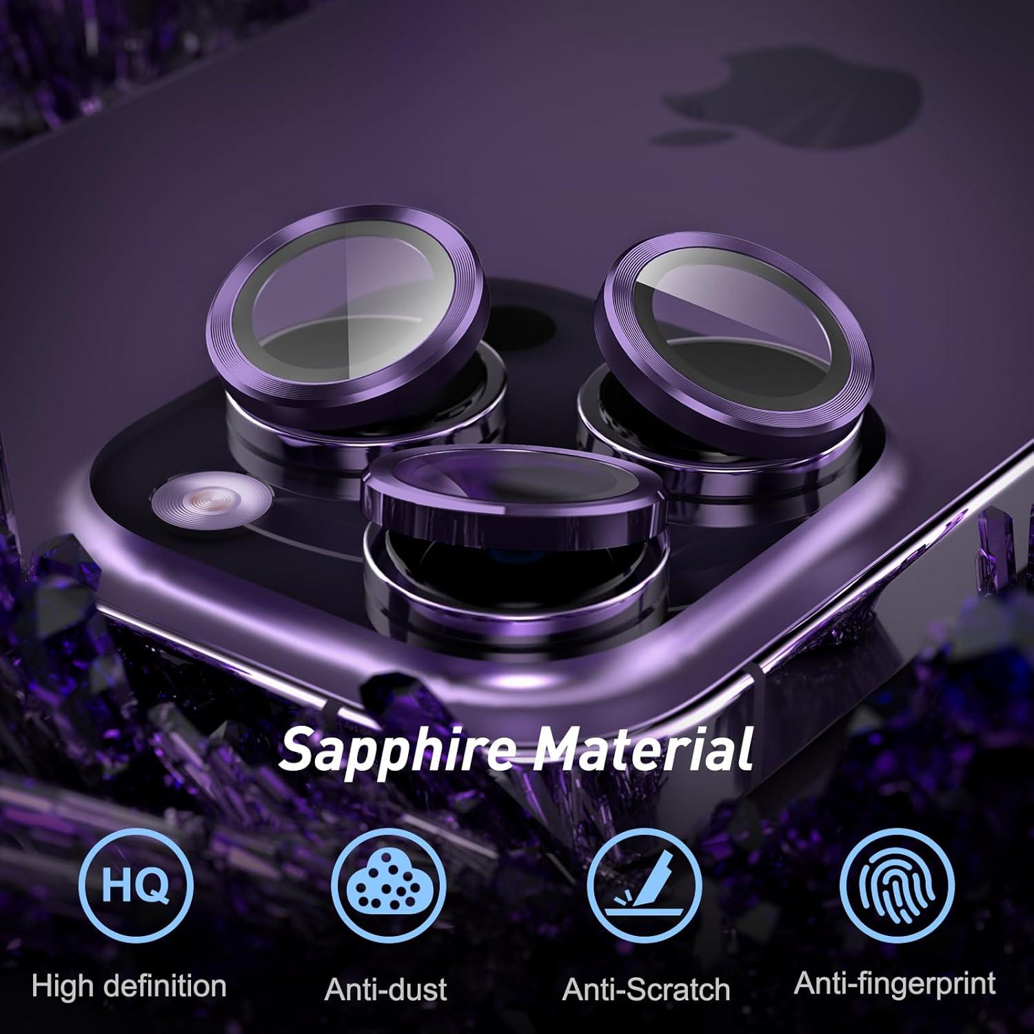 Protector de Lente de Cámara Jeluse para iPhone 17/16/15/14 Pro Max