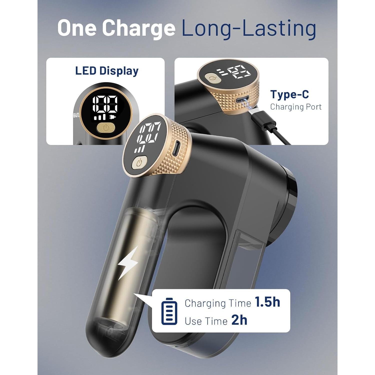 Quitapelusas eléctrico BEAUTURAL 1-MR02NA14 portátil 6 cuchillas