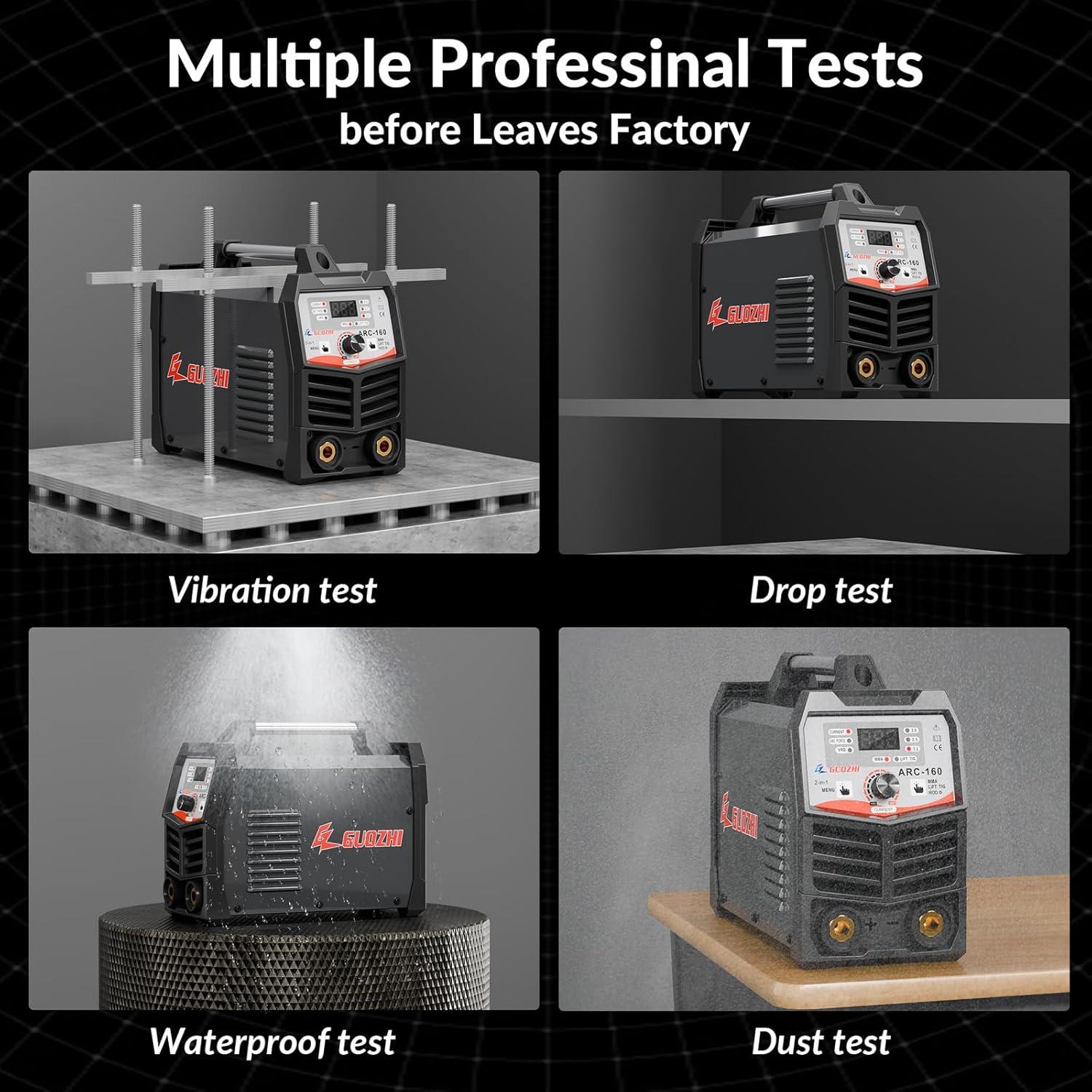 Soldador de Varilla GZ GUOZHI ARC-160 160A Doble Voltaje