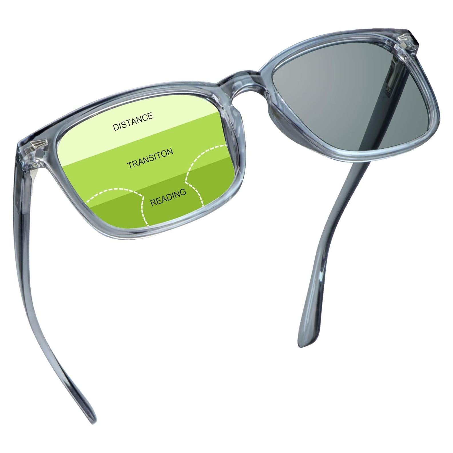 Gafas Progresivas Multifocales YEIN Grises Fotoquímicas