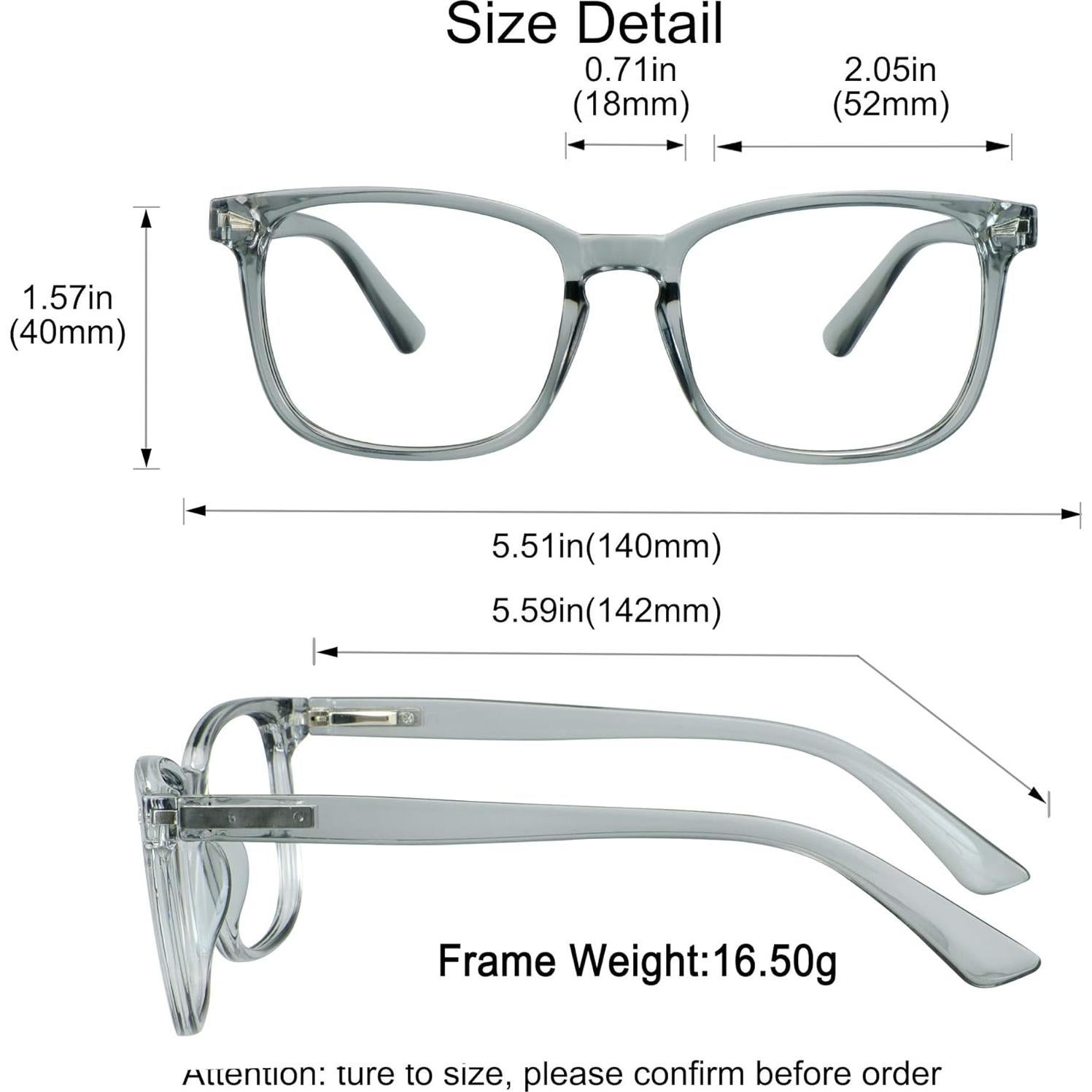 Gafas Progresivas Multifocales YEIN Grises Fotoquímicas