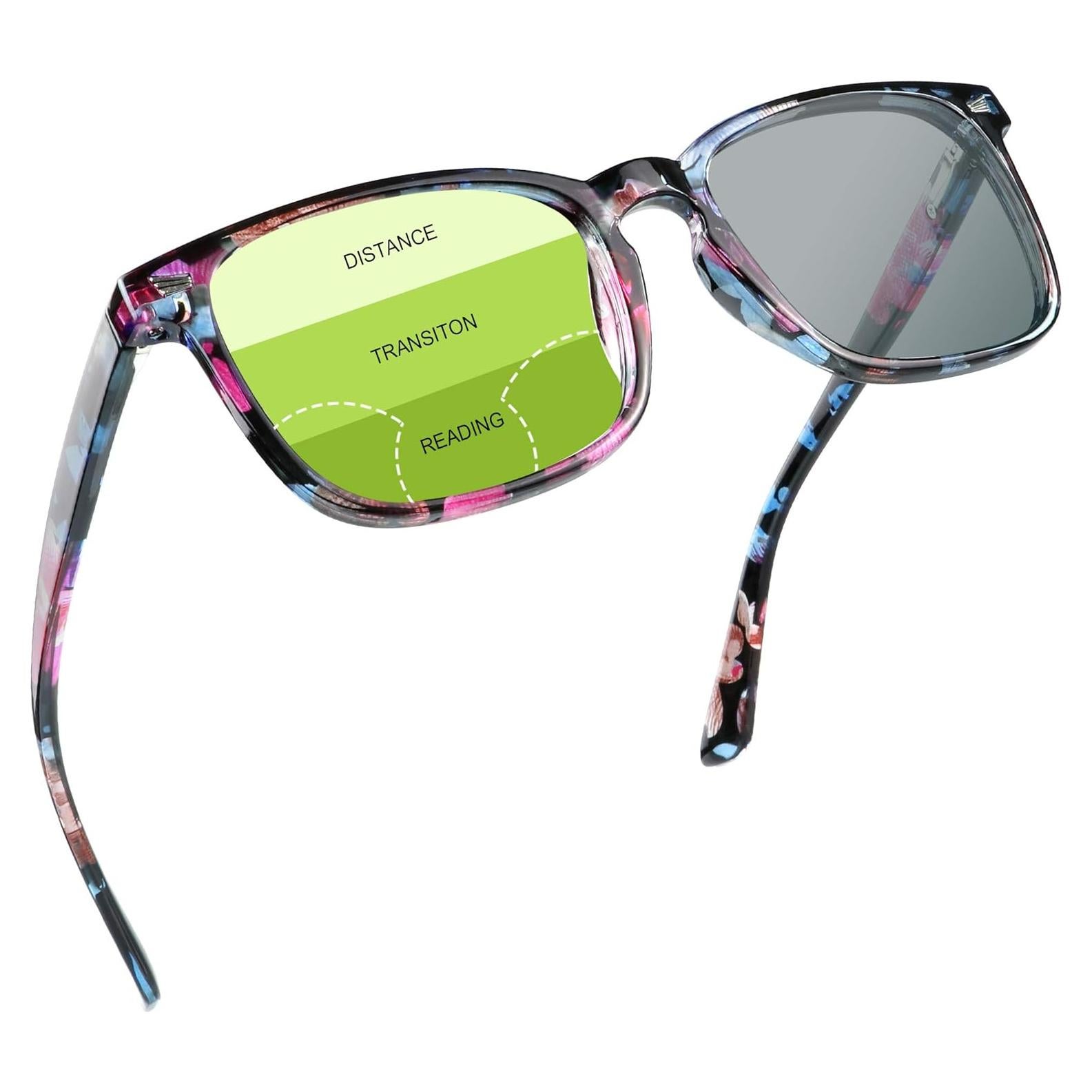 Gafas Progresivas Multifocales YEIN Grises Fotoquímicas