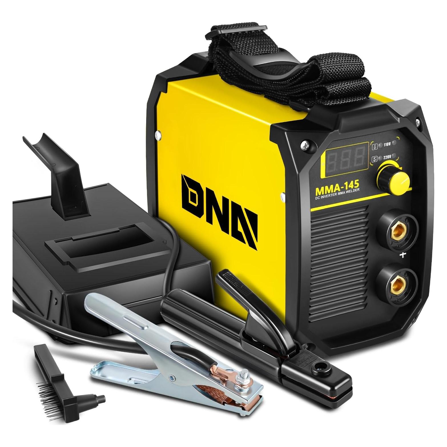 Soldador MMA Portátil DNA MOTORING 140A Pantalla LED